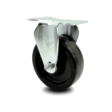 Service Caster 4 Inch Phenolic Wheel Rigid Top Plate Caster SCC-20R414-PHR